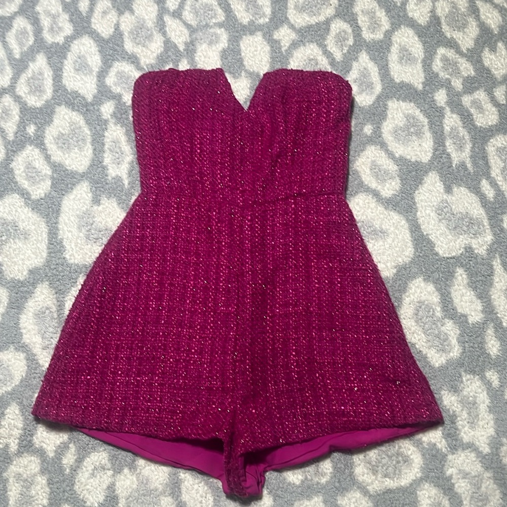 DO+BE Pink Strapless Romper